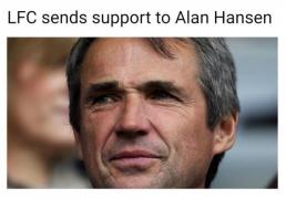 球队传奇阿兰-汉森身患重病，利物浦官方发文表示将提供支持